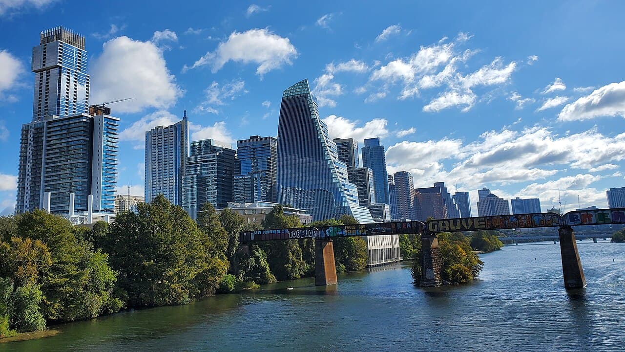 Metal Roof Installation serving Austin, TX - Downtown Austin, TX skyline
