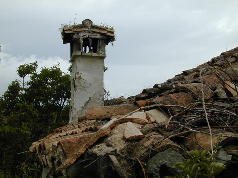 Spanish-style tile roofing