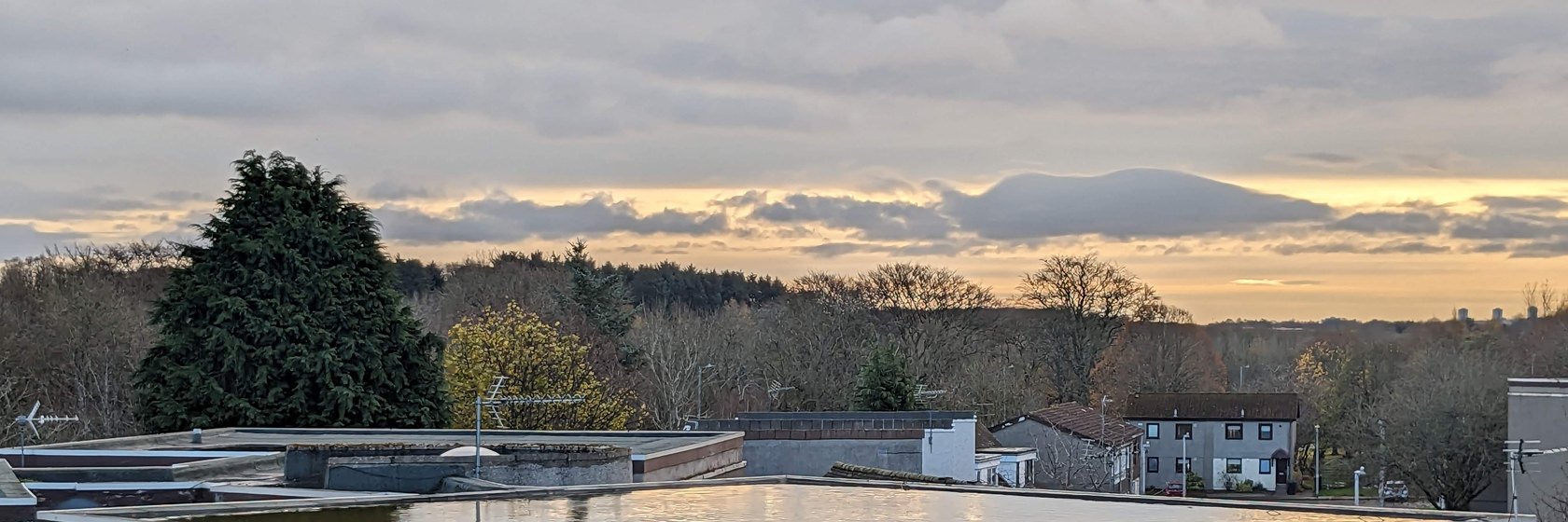 Roof Leak Repair in Round Rock - Water ponding on flat roof causing leaks