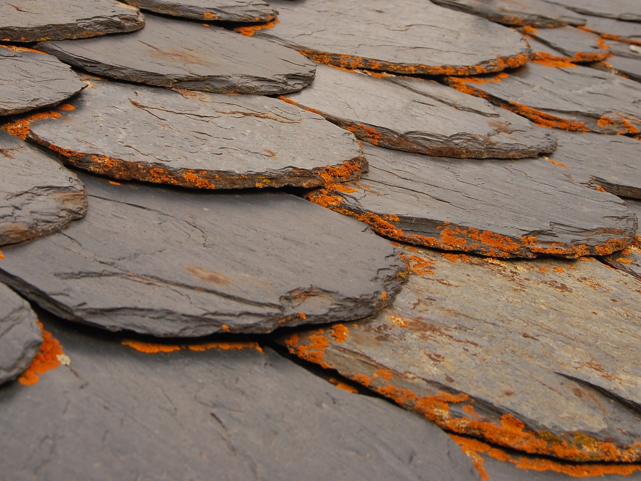 Premium slate roof installation